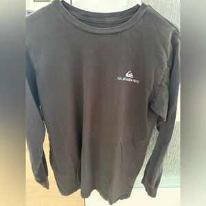 Quiksilver Charcoal Gray Long Sleeve Tee